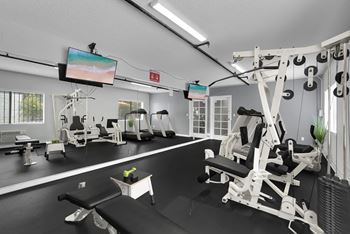 Fitness center w/ free weights